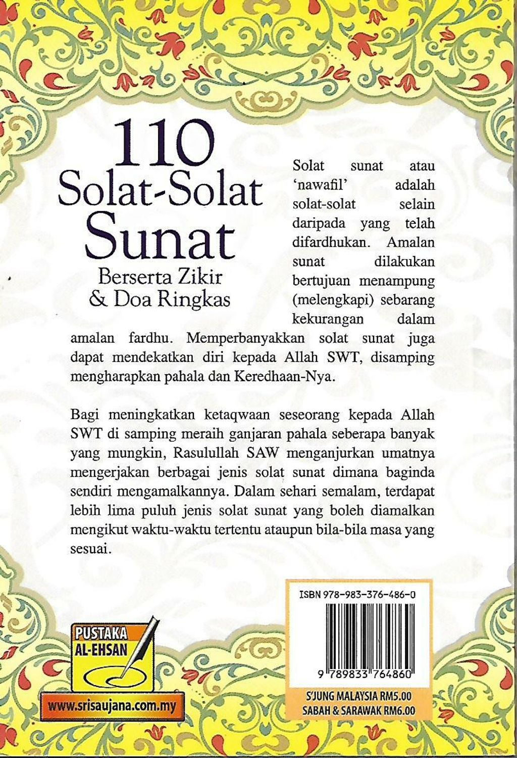 110 Solat Solat Sunat Pustaka Mukmin Kl Malaysias Online Bookstore 