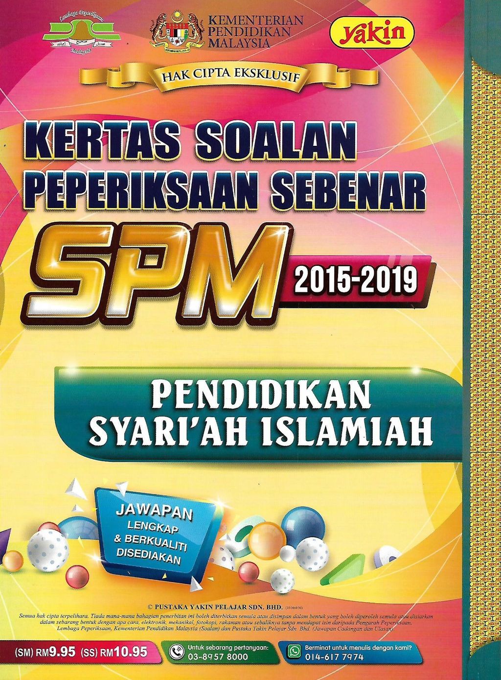 [40% DISCOUNT] Kertas Soalan Peperiksaan Sebenar SPM 20152019