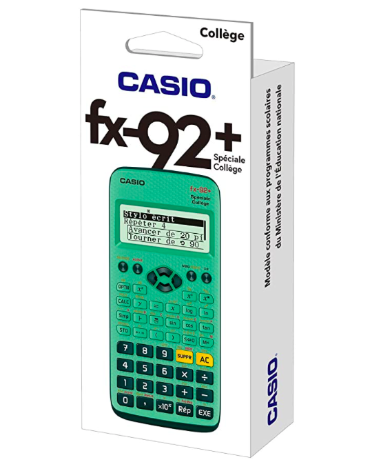 Casio Fx-92 + "Spécial collège" - FRENCH EDITION - Calculatrice scientifique  - Fx-92 Spécial Collège – My Little French House