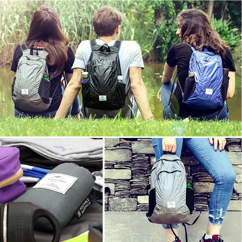 Naturehike NH17A012-B 18L Camping Hiking Backpack Ultralight Waterproof Folding Travel Outdoor Bag