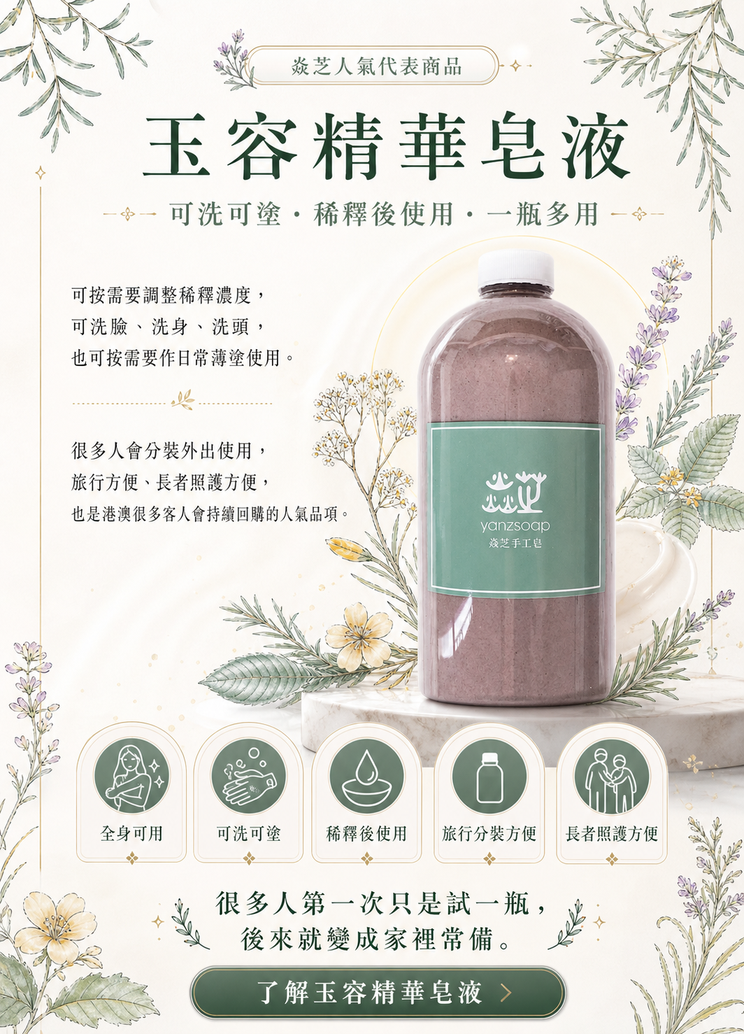  | 台灣焱芝手工皂香港＆澳門官網店鋪-Organic Soap Natural Soap