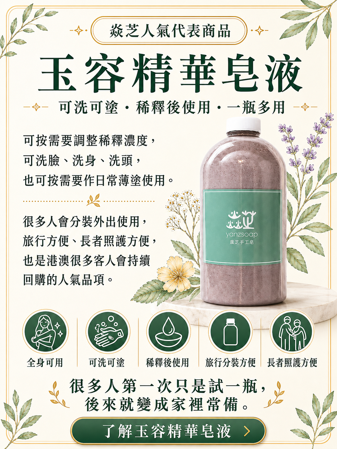  | 台灣焱芝手工皂香港＆澳門官網店鋪-Organic Soap Natural Soap
