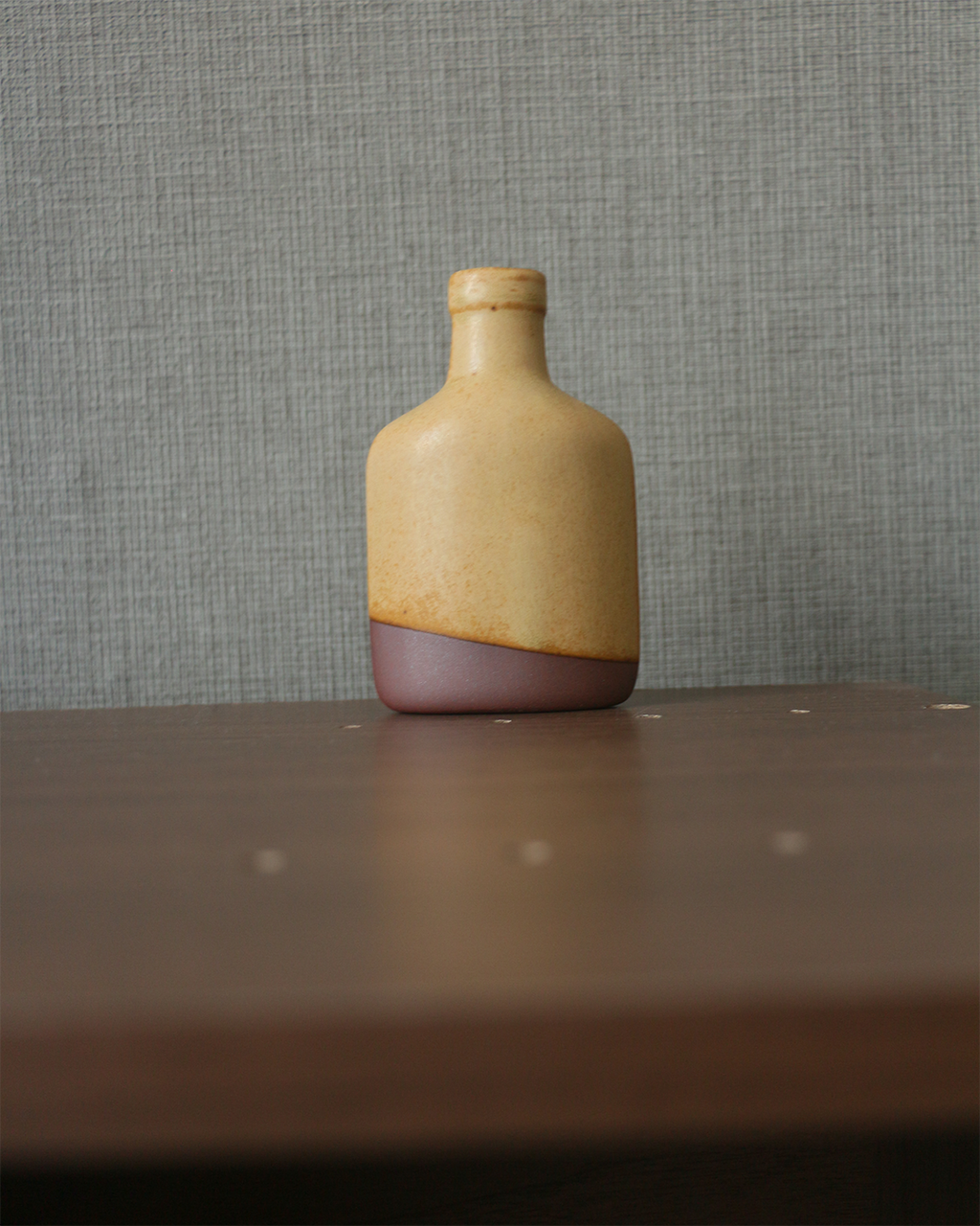 日本ANGLE-_-瀨戶燒FLAT-MINI-VASE造型花瓶-1