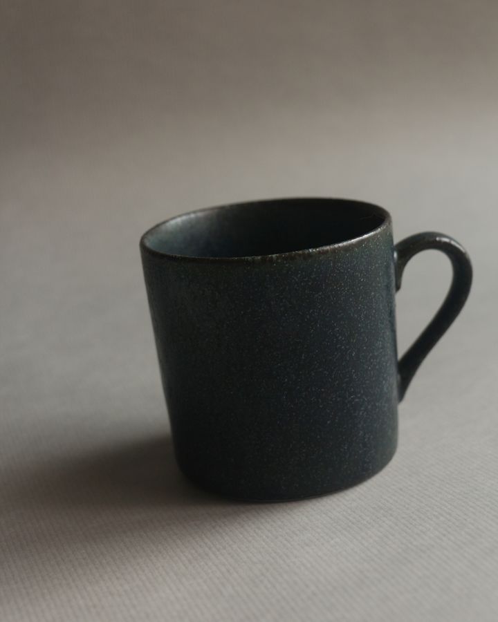 美濃燒 藍潤咖啡杯175c.c -1