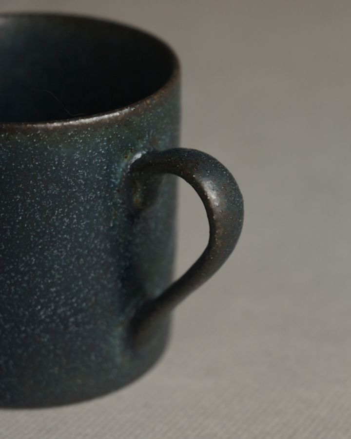 美濃燒 藍潤咖啡杯175c.c -2