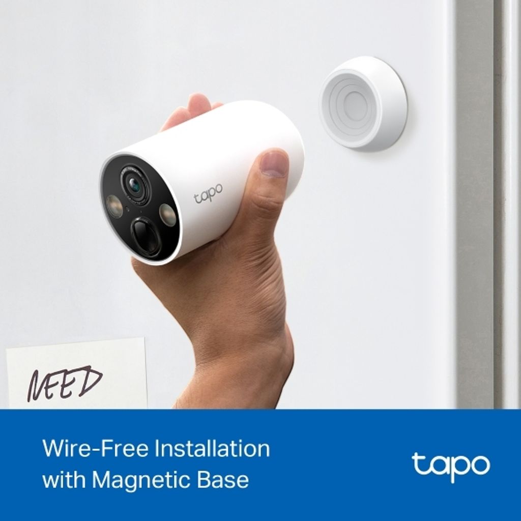 Tapo C425 Wire-Free Installation