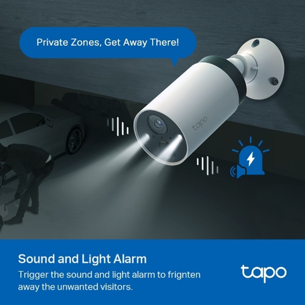 Tapo C420S2 Sound and Light Alarm