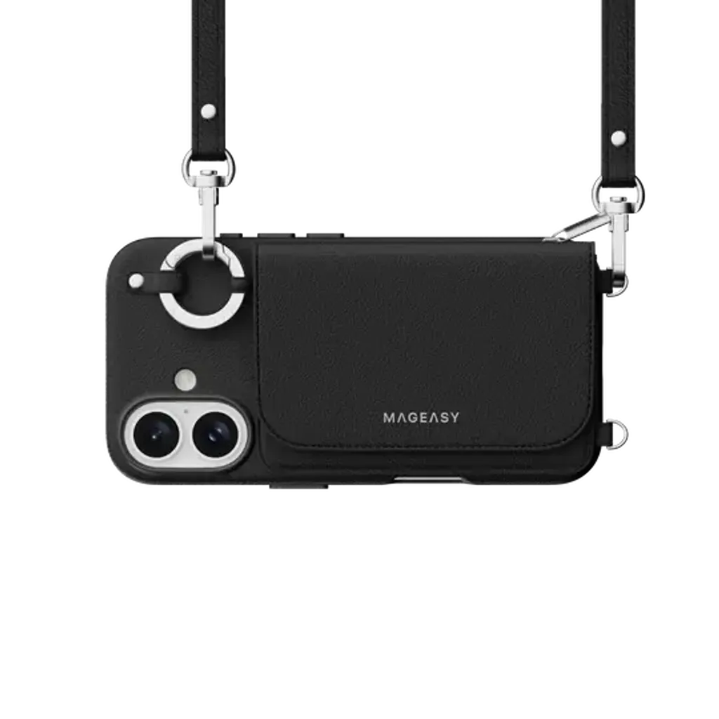 MAGEASY Pouch M Wallet Phone Case for iPhone 16 Series