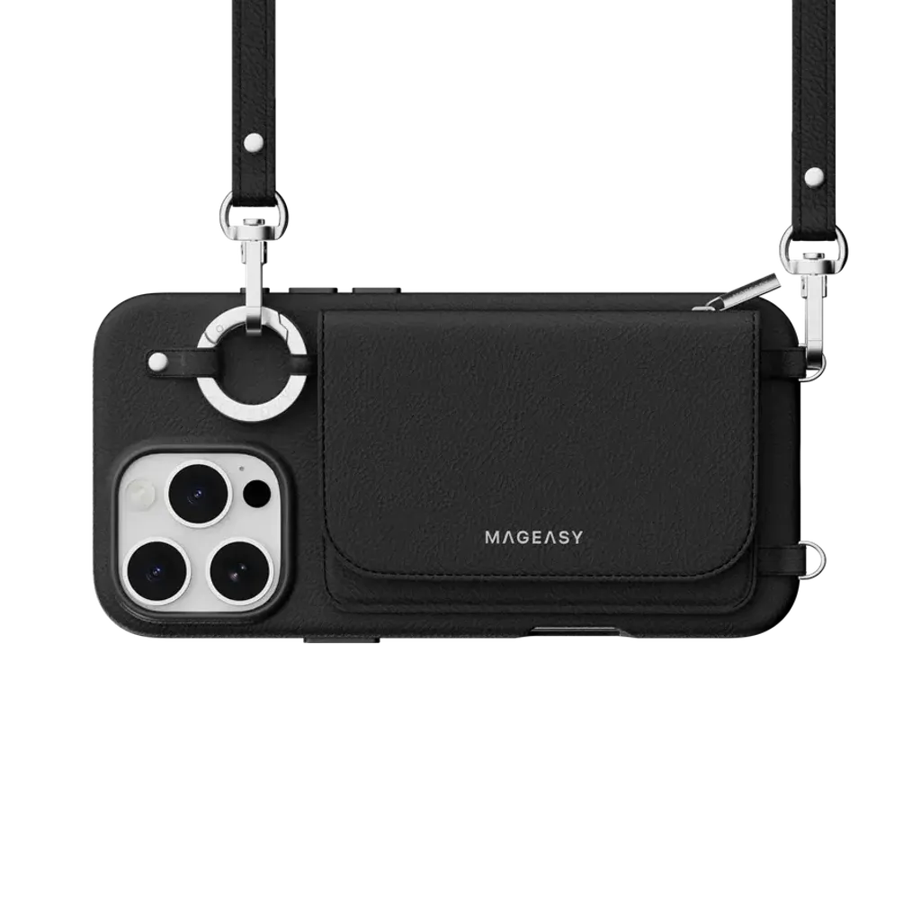 MAGEASY Pouch M Wallet Phone Case for iPhone 16 Series