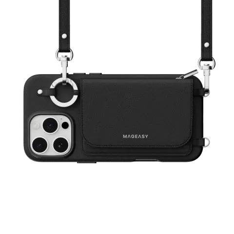 MAGEASY Pouch M Wallet Phone Case for iPhone 16 Series