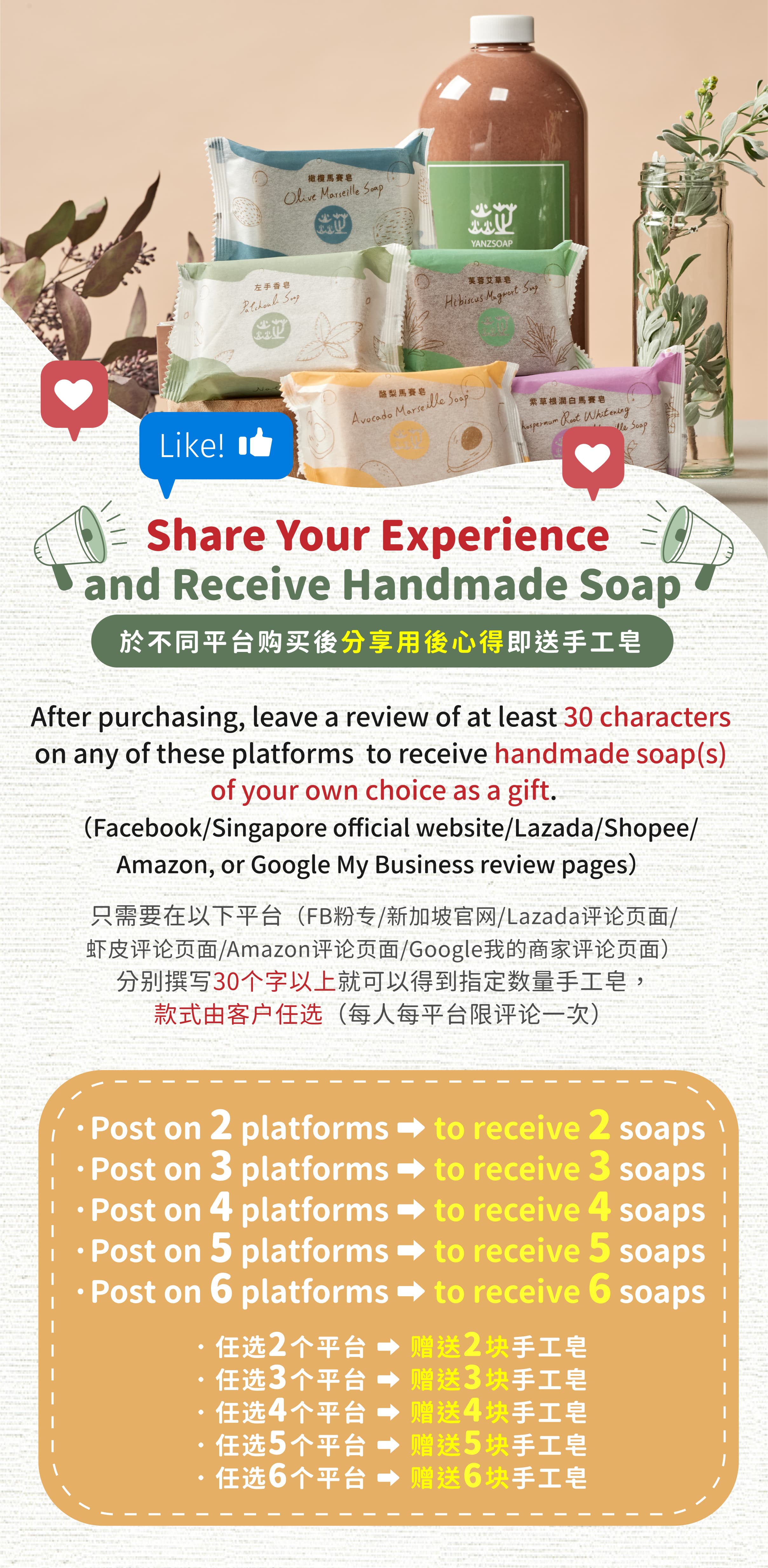 台灣焱芝手工皂(新加坡版)_分享用後心得即送禮品_06