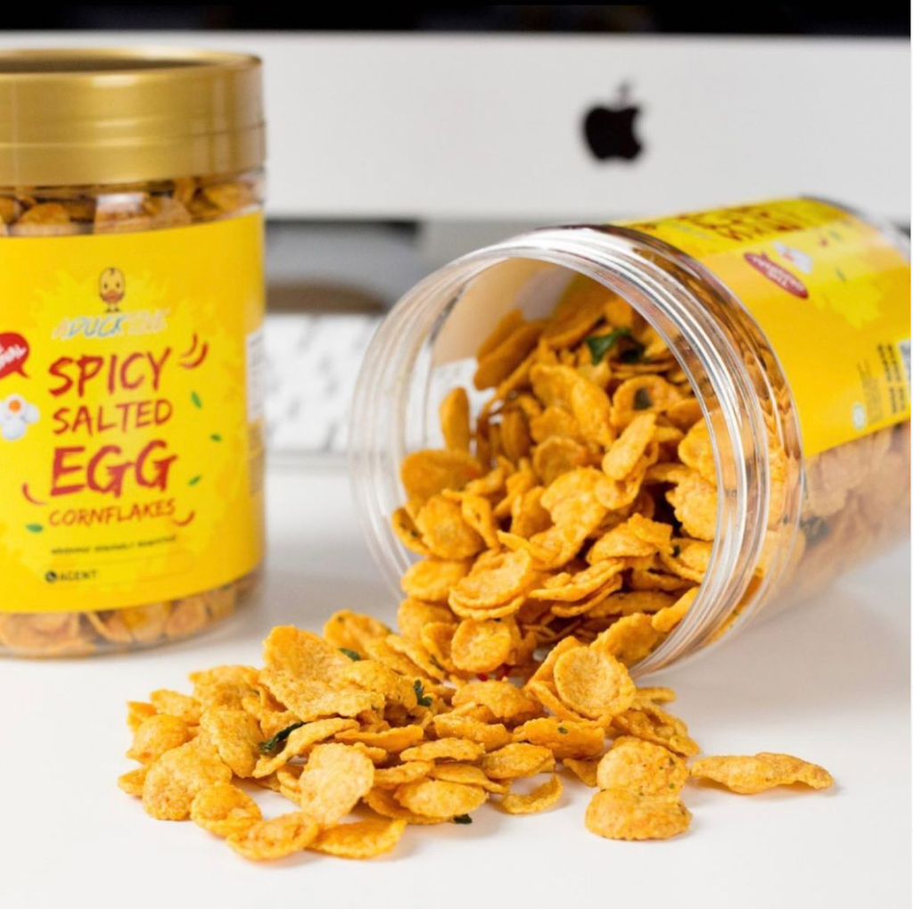 Aducktive Spicy Salted Egg Cornflakes Spr8love