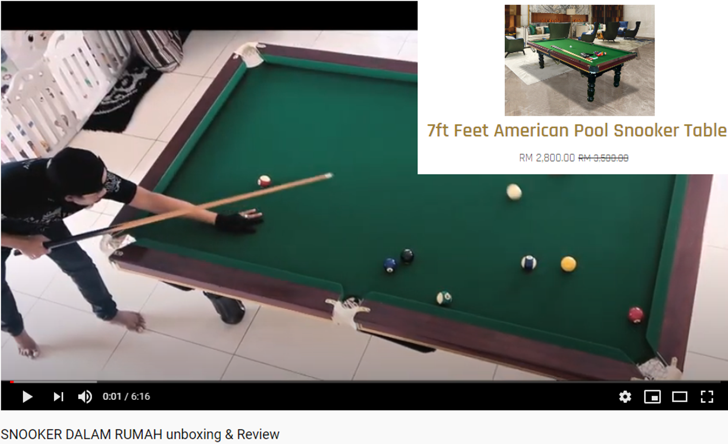 Artanis Pylon - Unboxing Snooker Table from one of our customer