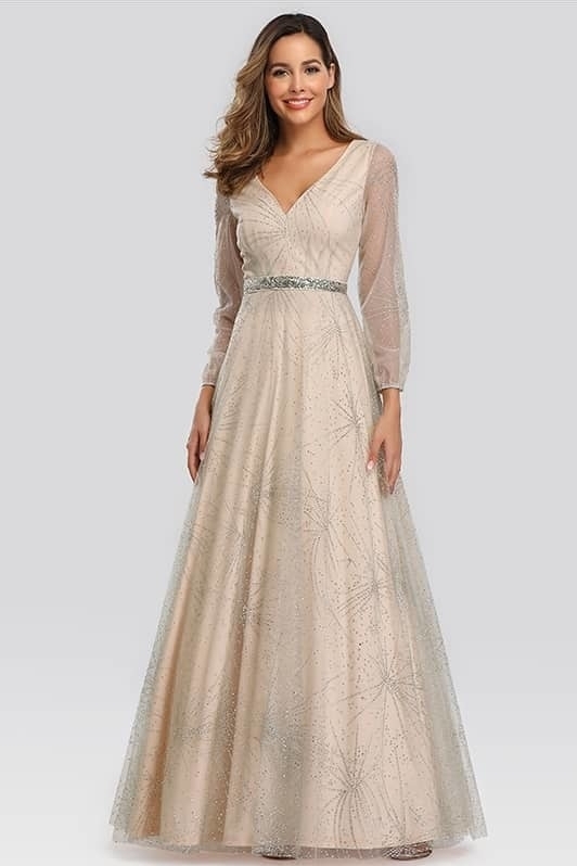 long sleeve dinner dress