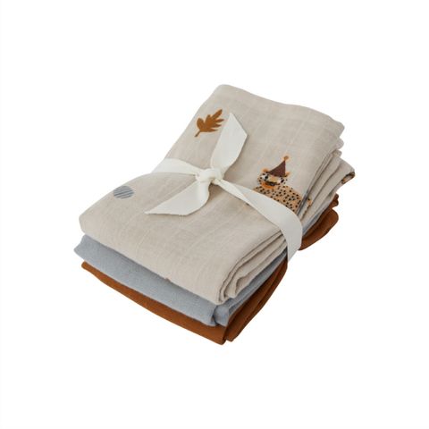 M1034 - Muslin Square - Leopard - Pack of 3 - 306 Clay - Extra 0.jpg