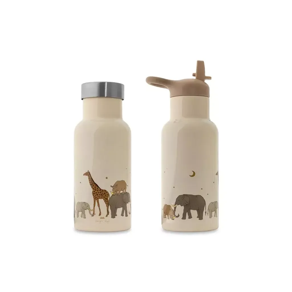 Small Thermos Bottle With Print Bow Kitty Konges Sløjd - Babyshop