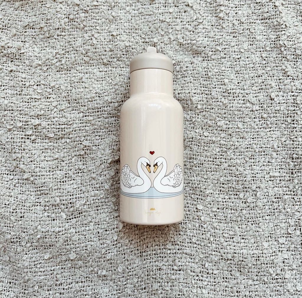 Thermos Bottle With Lemon Print Beige Konges Sløjd - Babyshop