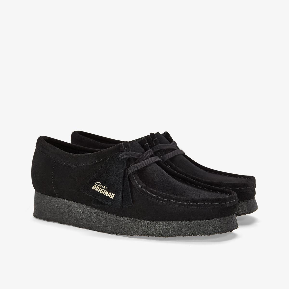 Clarks Wallabee Black Suede 鞋款主圖|Kazima Studio