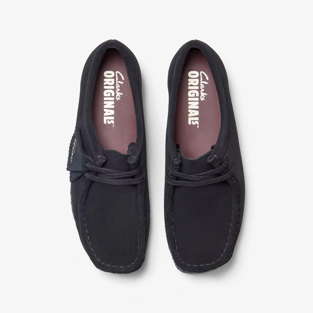 Clarks Wallabee Black Suede 鞋頭俯視照|Kazima Studio