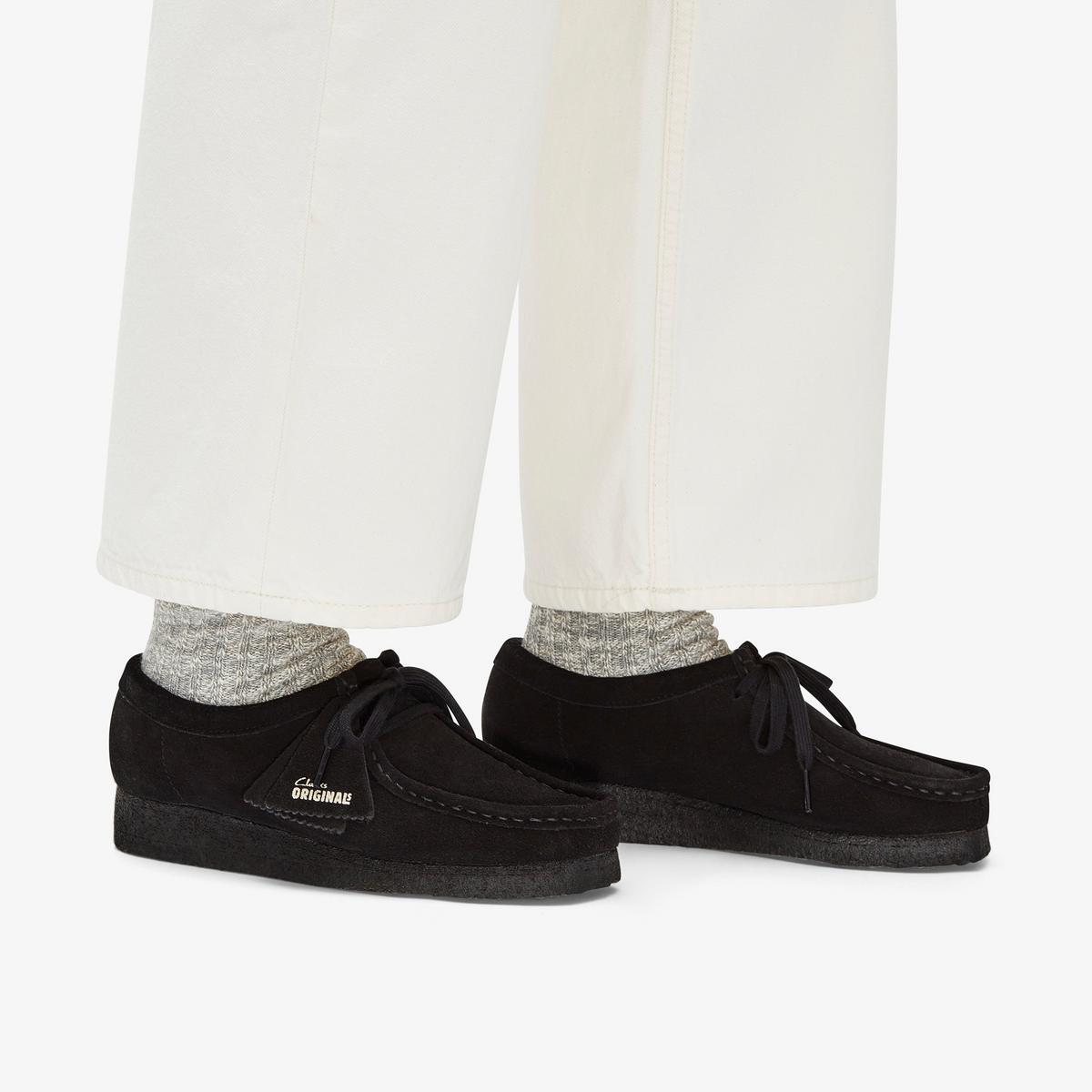 Clarks Wallabee Black Suede 上腳示範|Kazima Studio