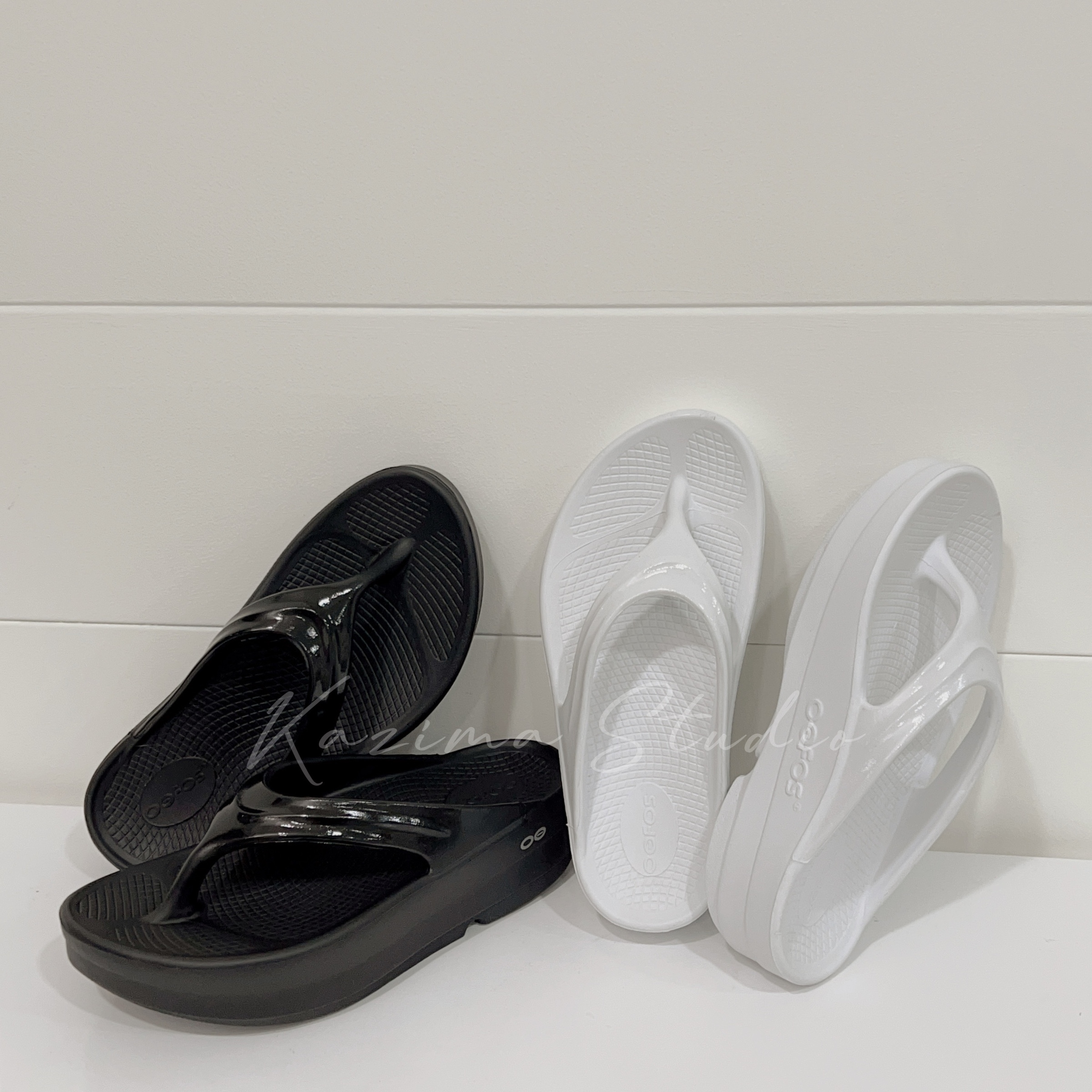 OOFOS OOMEGA 厚底 厚底鞋 防水 拖鞋 恢復鞋 減壓拖鞋（三色）黑色 白色 奶茶色