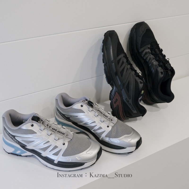 Salomon XT-Wings 2 ADV 越野跑鞋銀色銀藍黑紅全黑白銀– Kazima Studio