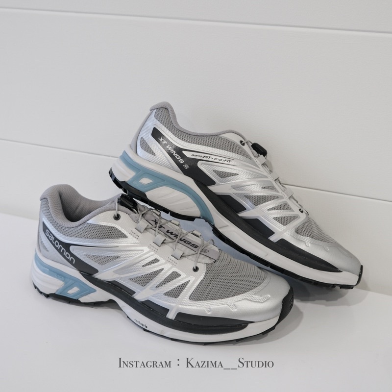 Salomon XT-Wings 2 ADV 越野跑鞋銀色銀藍黑紅全黑白銀– Kazima Studio