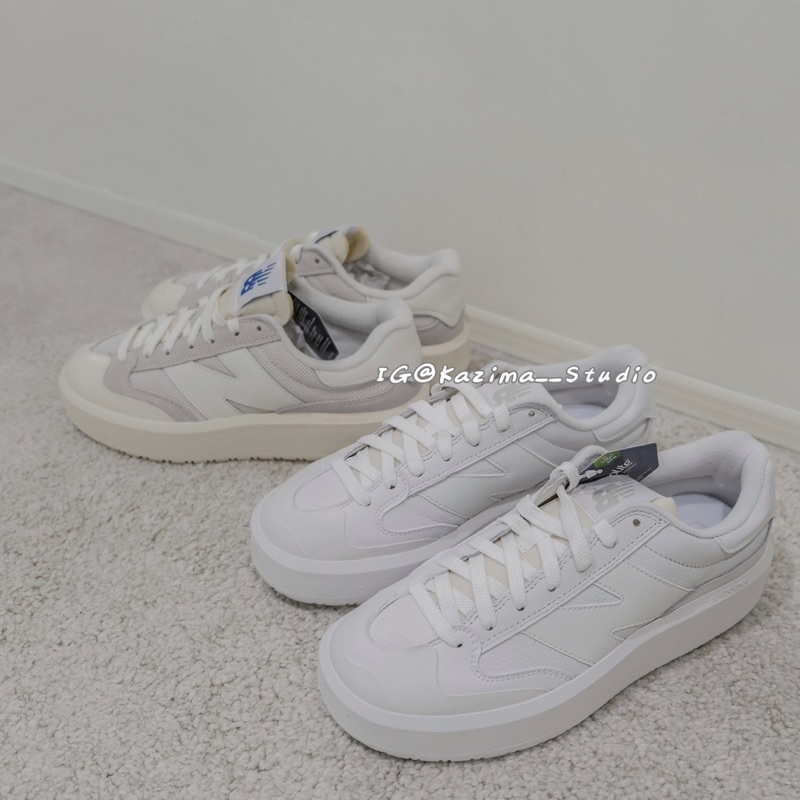 N.N.M　白✖️白 New Balance 302 皮革全白白色小白鞋厚底鞋厚底CT302LA – Kazima