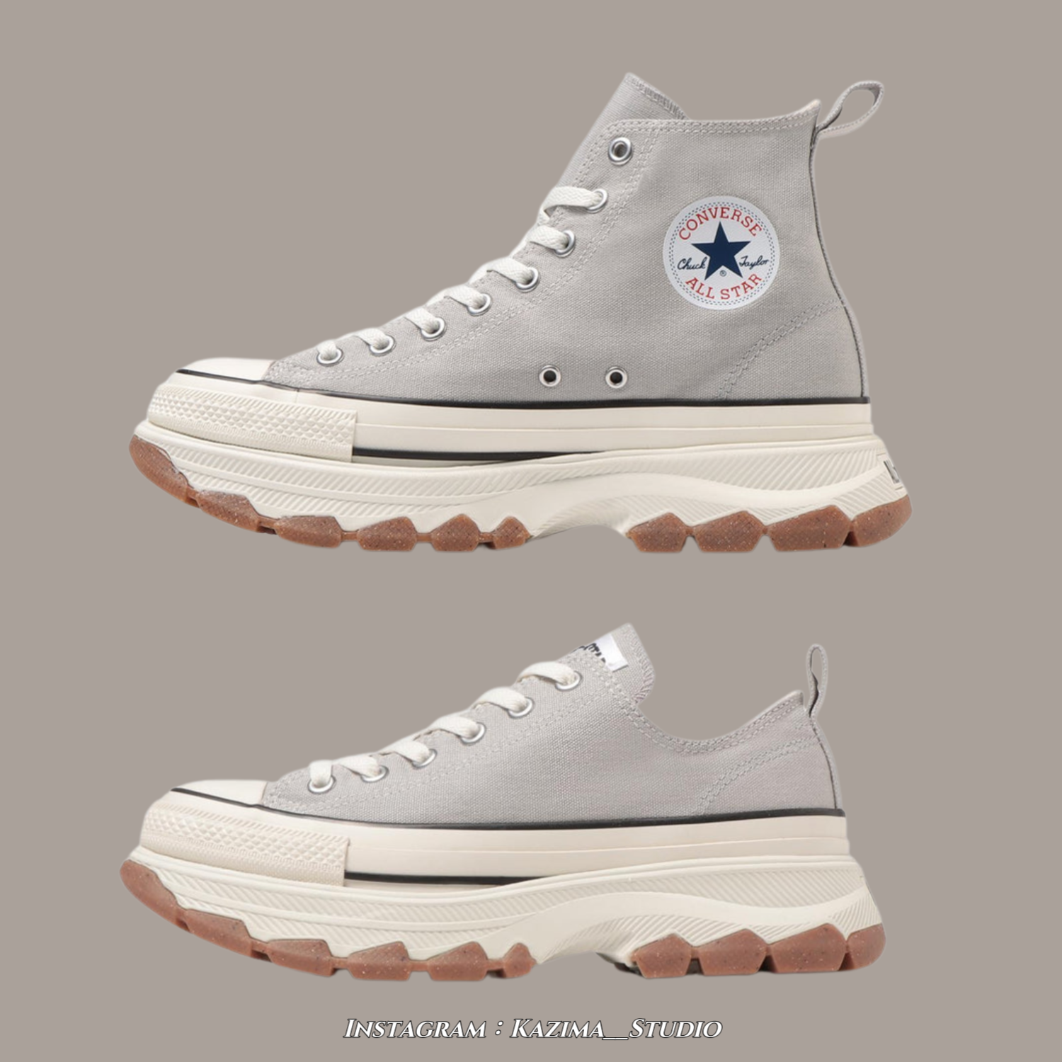 厚底CONVERSE ALL STAR REACT 2.0 Converse All Star React 2.0 Gore-Tex Ox High Top 'Black