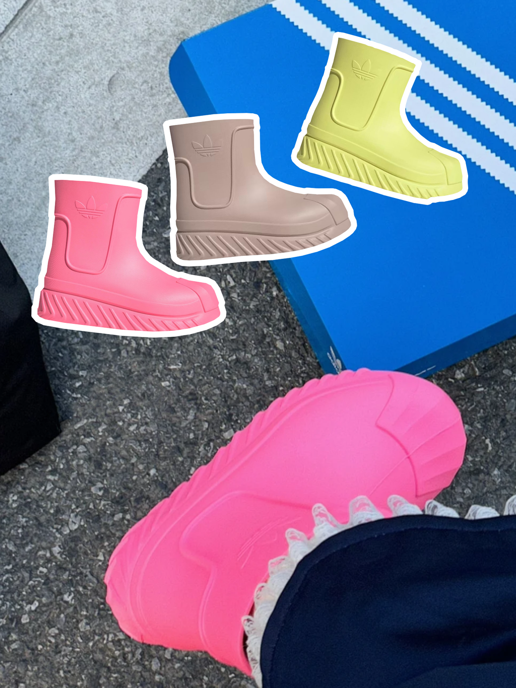Adidas Adifom Superstar Boot 雨鞋 防水 厚底 高筒 高筒鞋