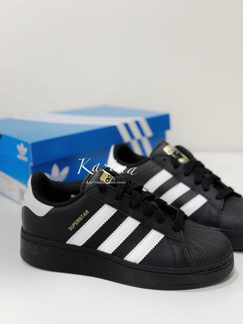 Adidas Originals Superstar XLG 皮革厚底金標貝殼頭（兩色