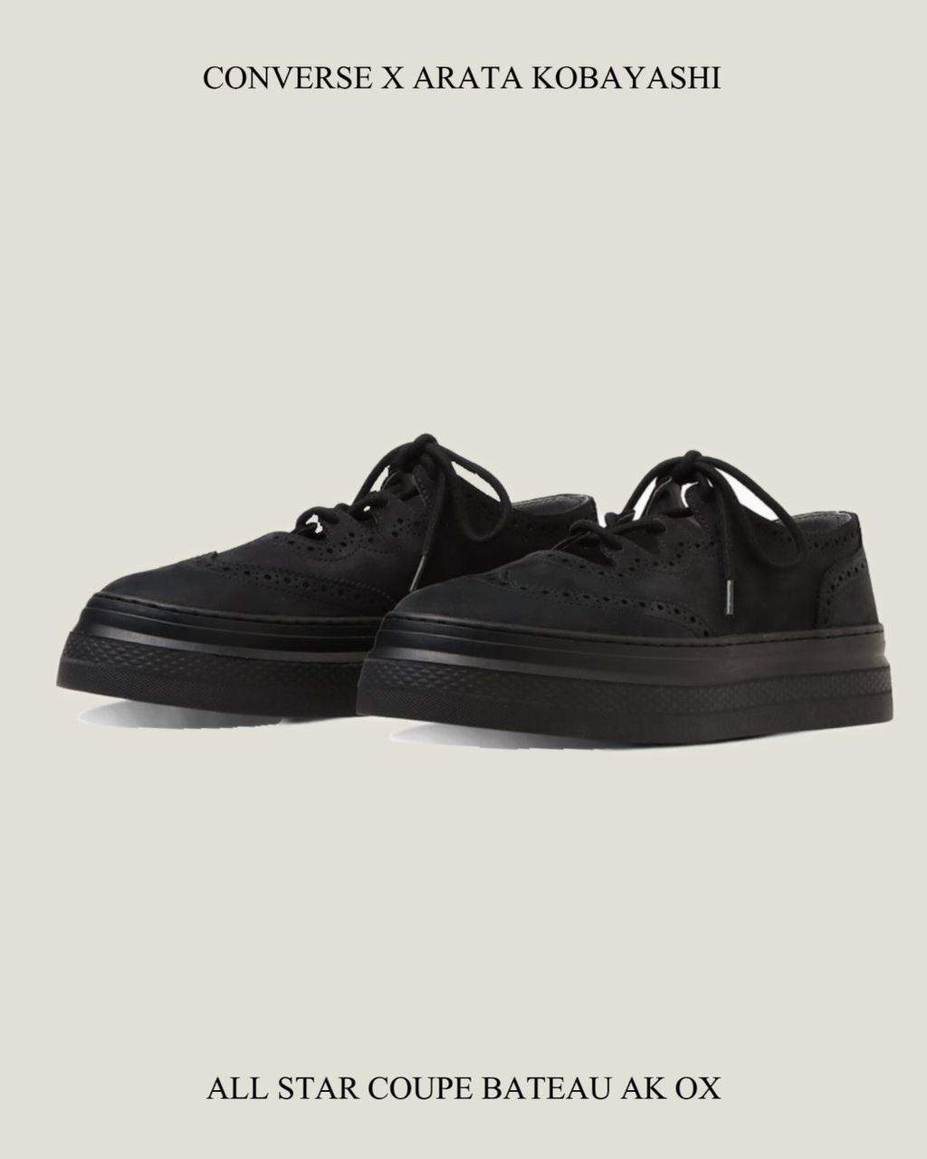 日本限定Converse X Arata Kobayashi All Star Coupe Bateau 日本限定Converse X Arata Kobayashi All Star Coupe Bateau