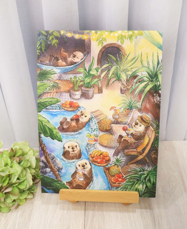 海獺的泳池派對