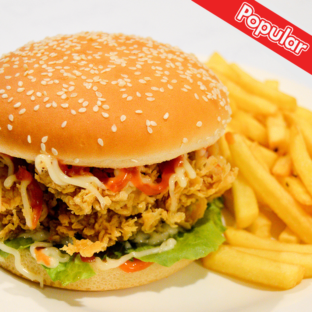 Chicken-Zinger-Burger-With-Fries