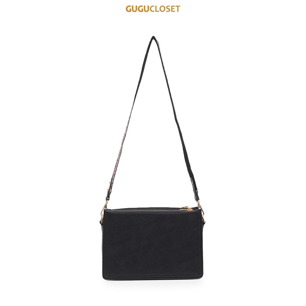 clara black back sling strap
