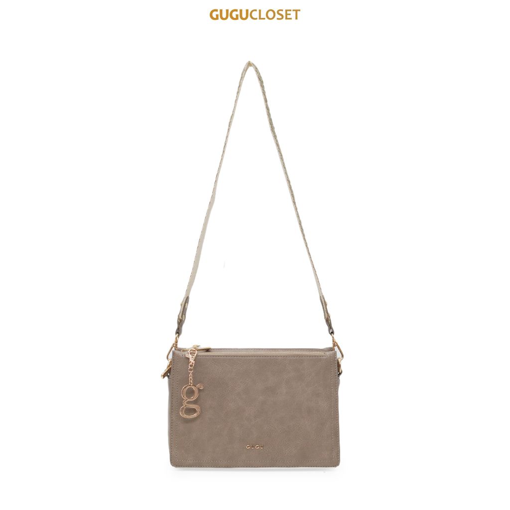 clara grey front sling strap