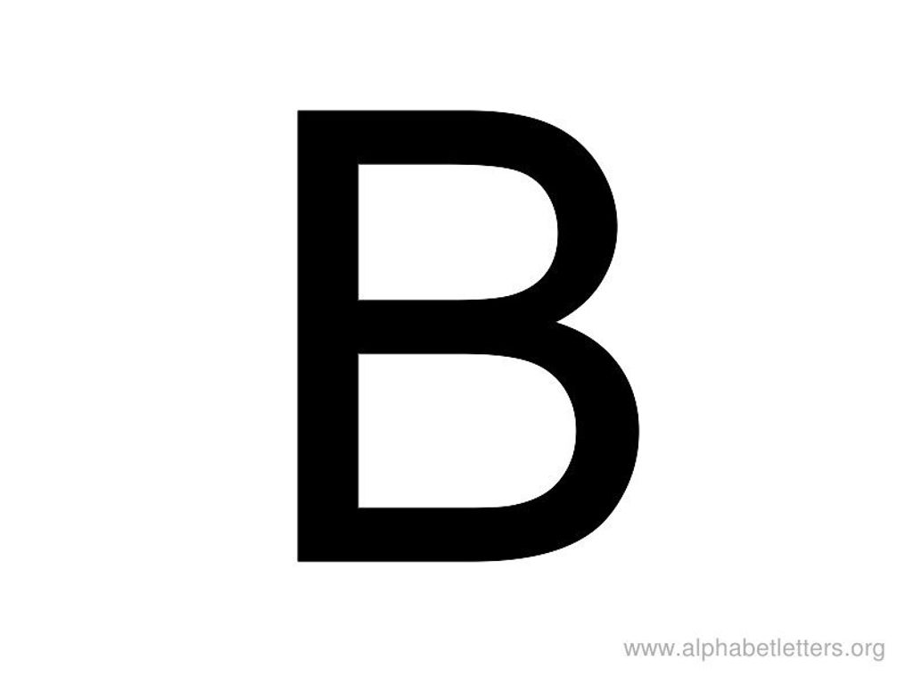 B
