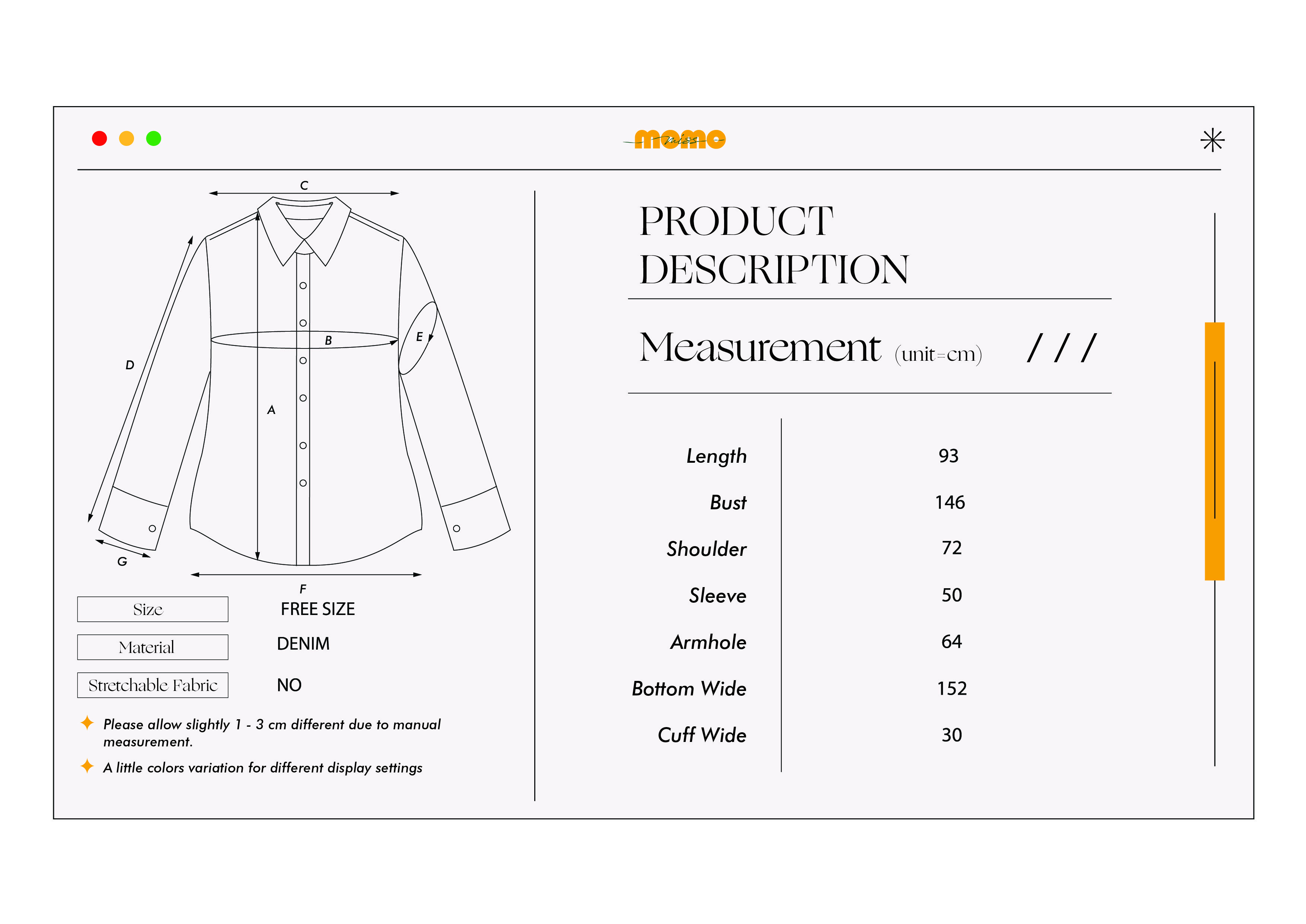 牛仔长袖上衣HARPER BIG POCKET SHIRT