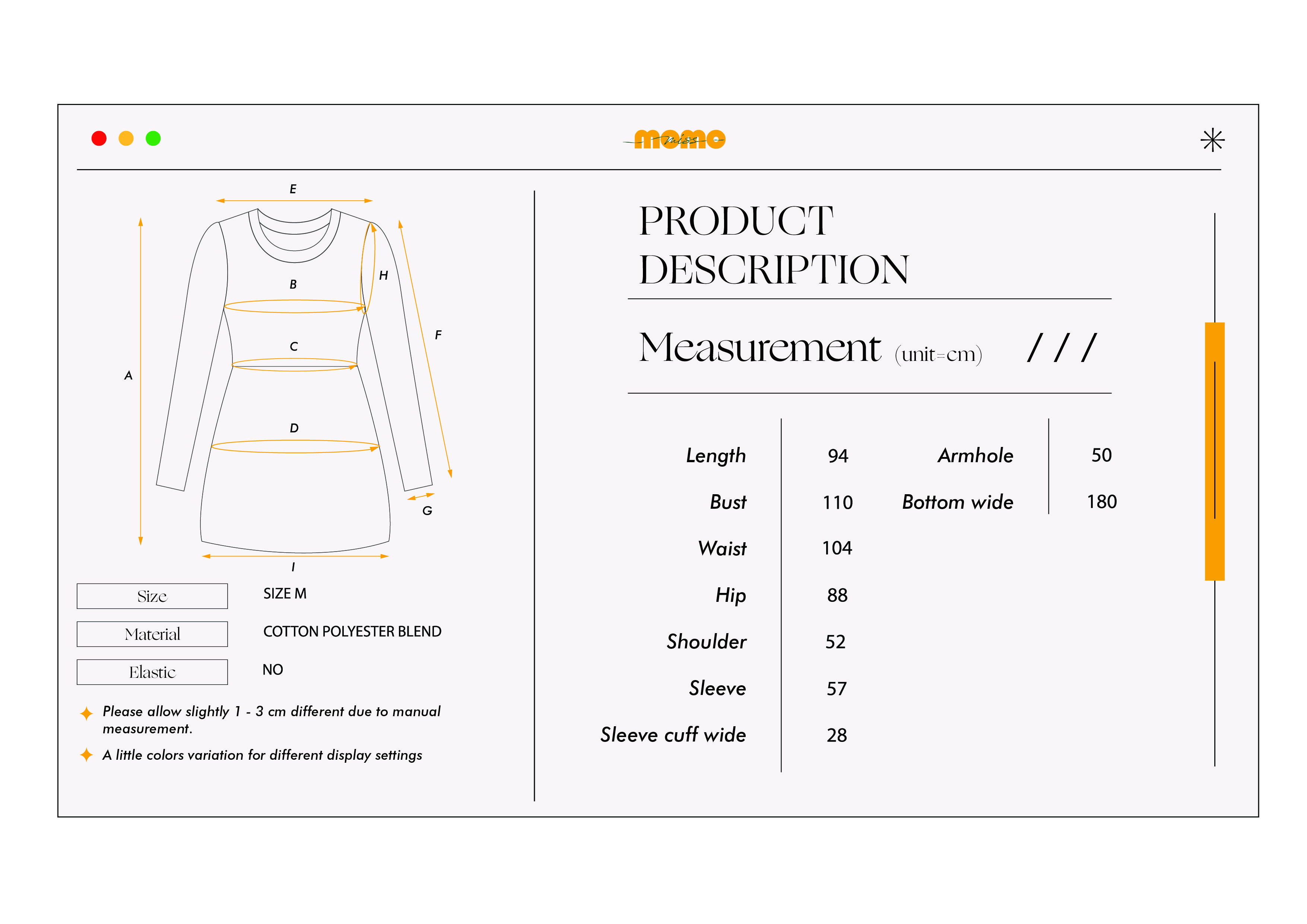 黑&白长袖裙 SIZE M  CINSHED WAIST SHIRT DRESS BLACK&WHITE SIZE M