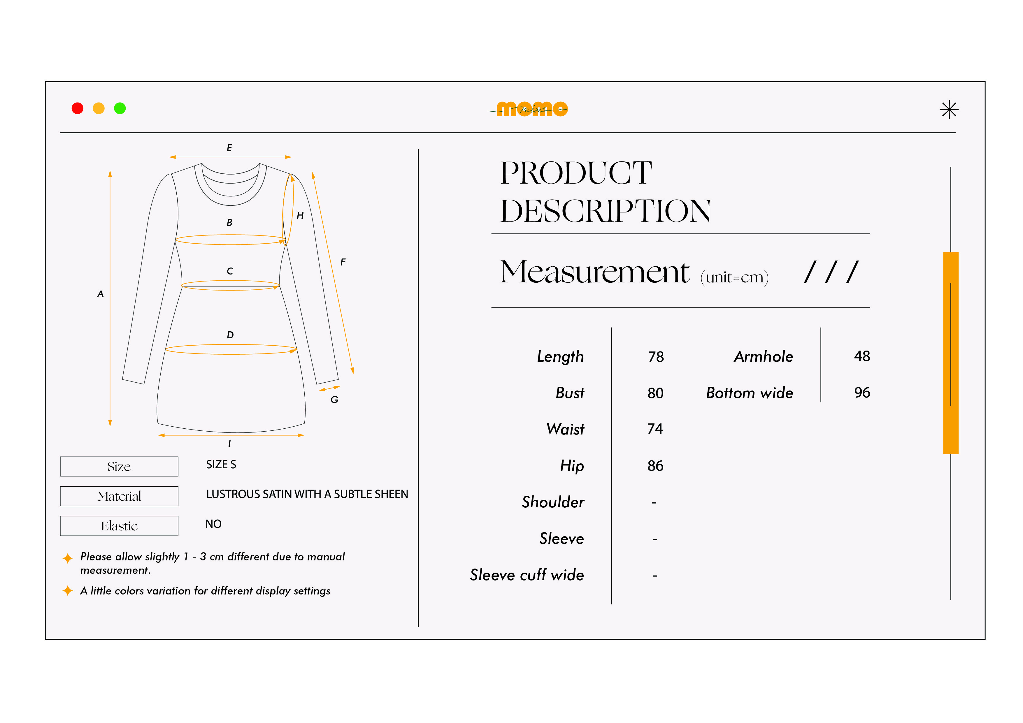 无袖蝴蝶结旗袍S码 BOW-BACK SLEEVELESS CHEONGSAM SIZE S