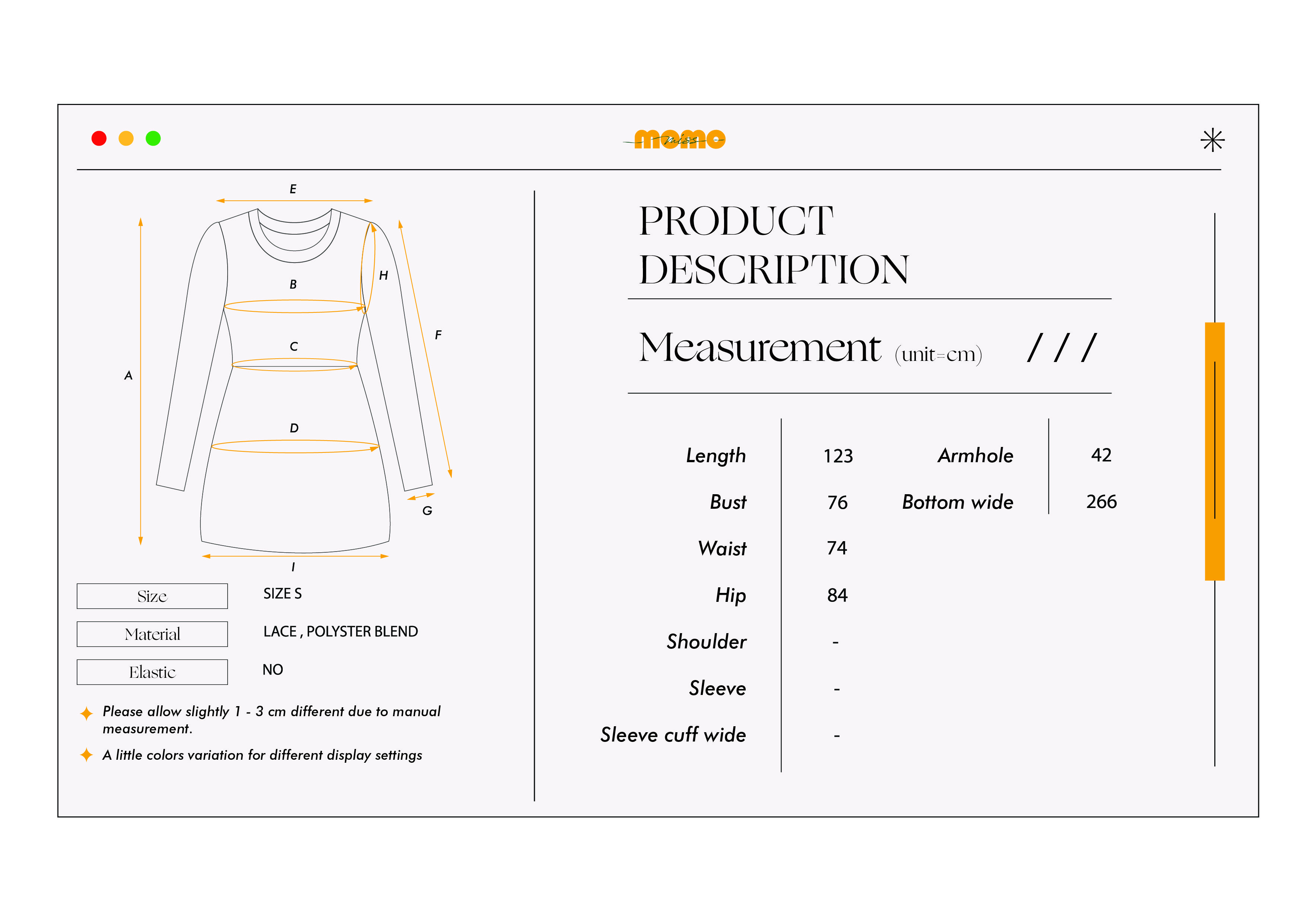 细带开叉蕾丝连身裙S码 ETHEREAL LACE PEPLUM DRESS SIZE S