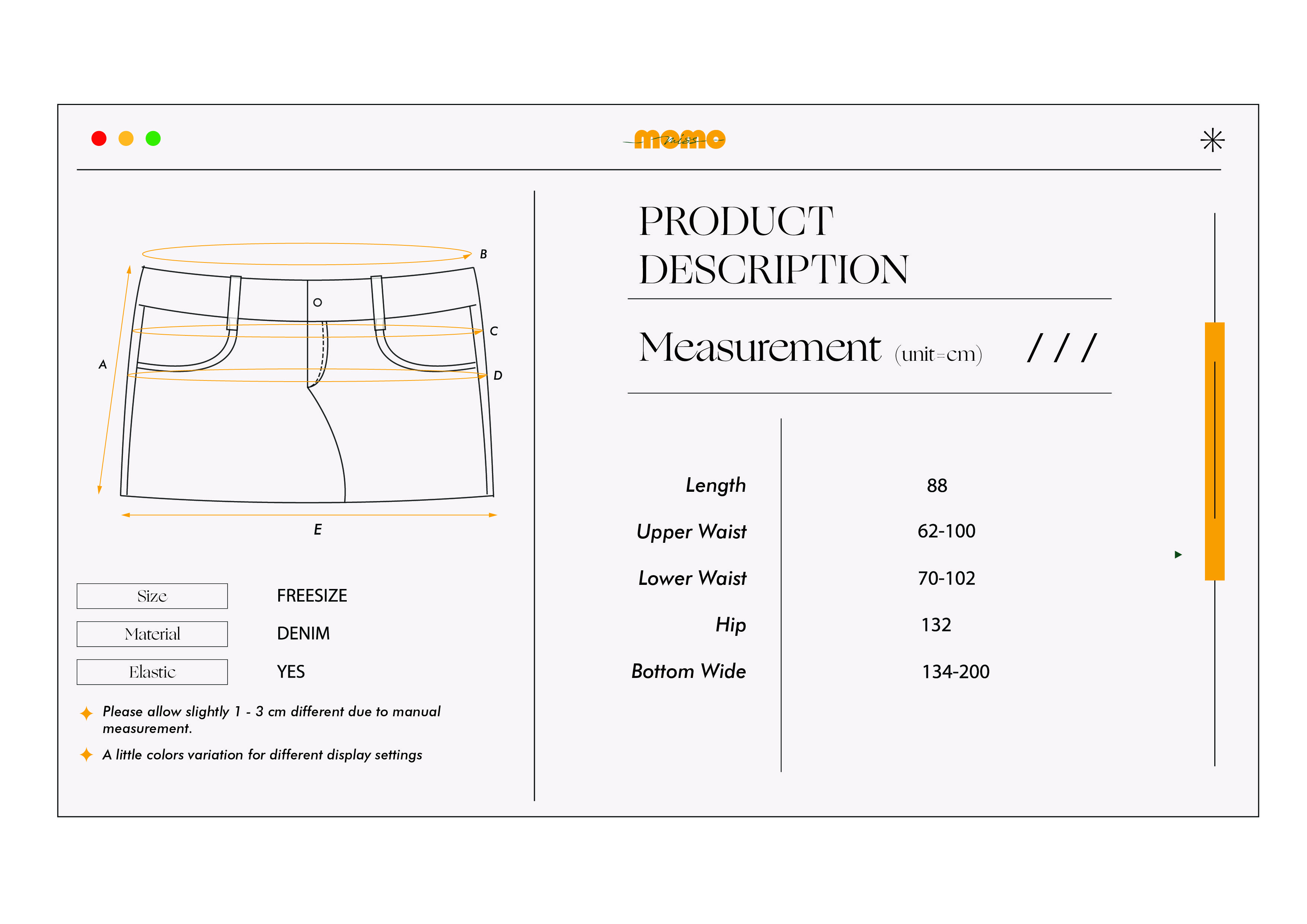 灰&蓝牛仔半身泡泡长裙 DONNA DENIM PUFFY HEM SKIRT BLUE&GREY