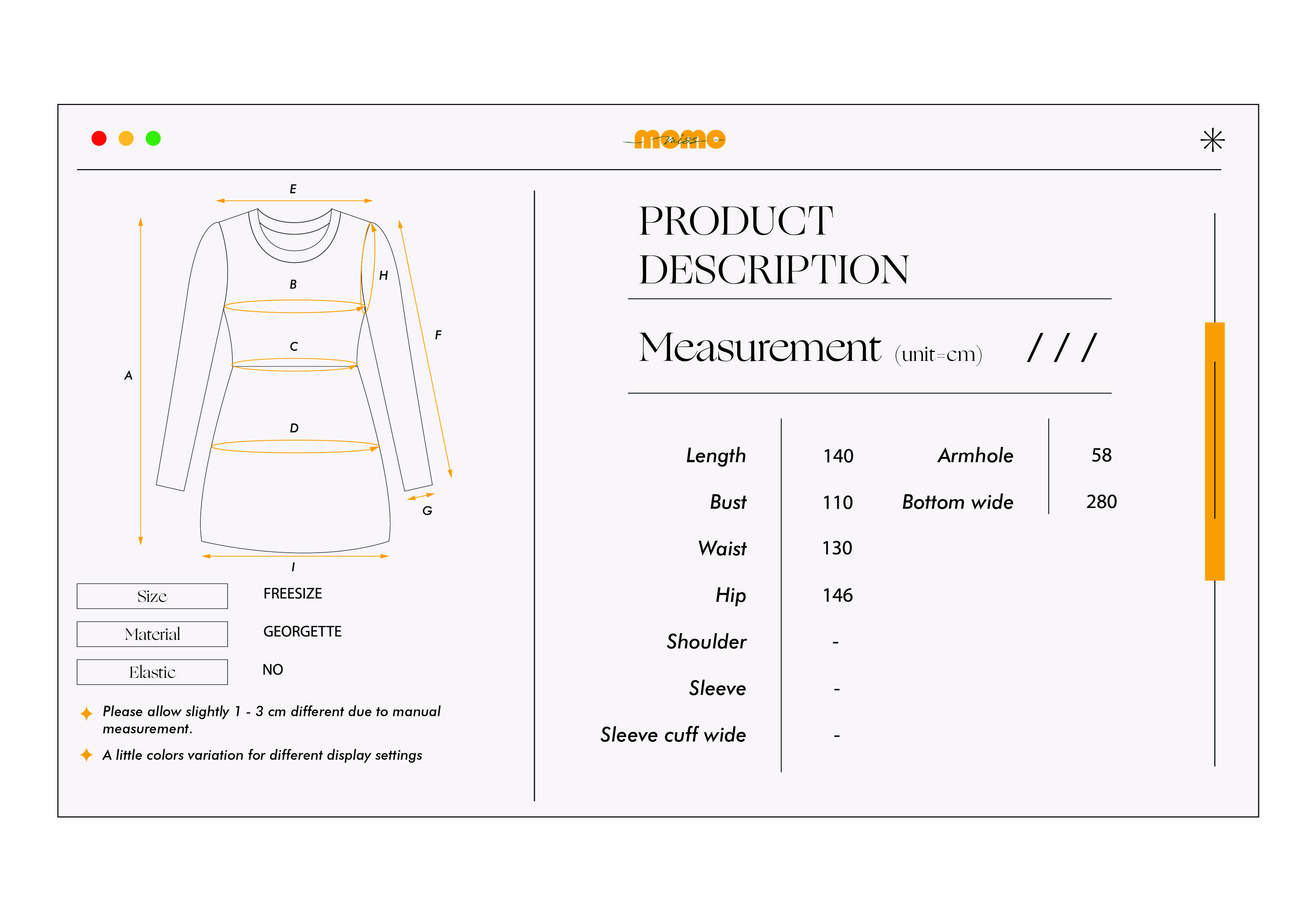 AMANDA CHOCKER V-NECK DRESS YELLOW&GREY 无袖长裙黄&灰