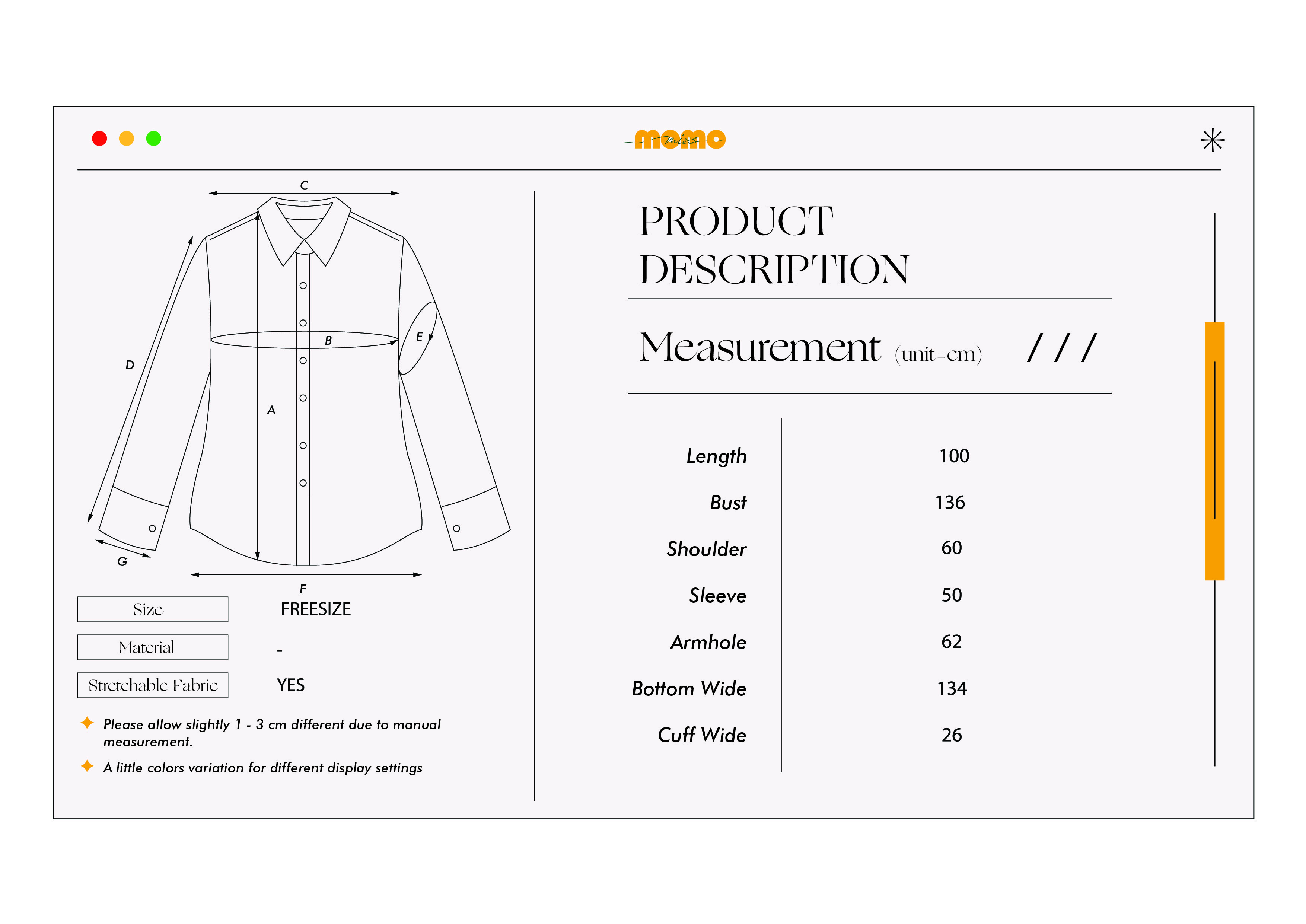 黑白条纹衬衫 SMITH STRIPED SHIRT BLACK&WHITE