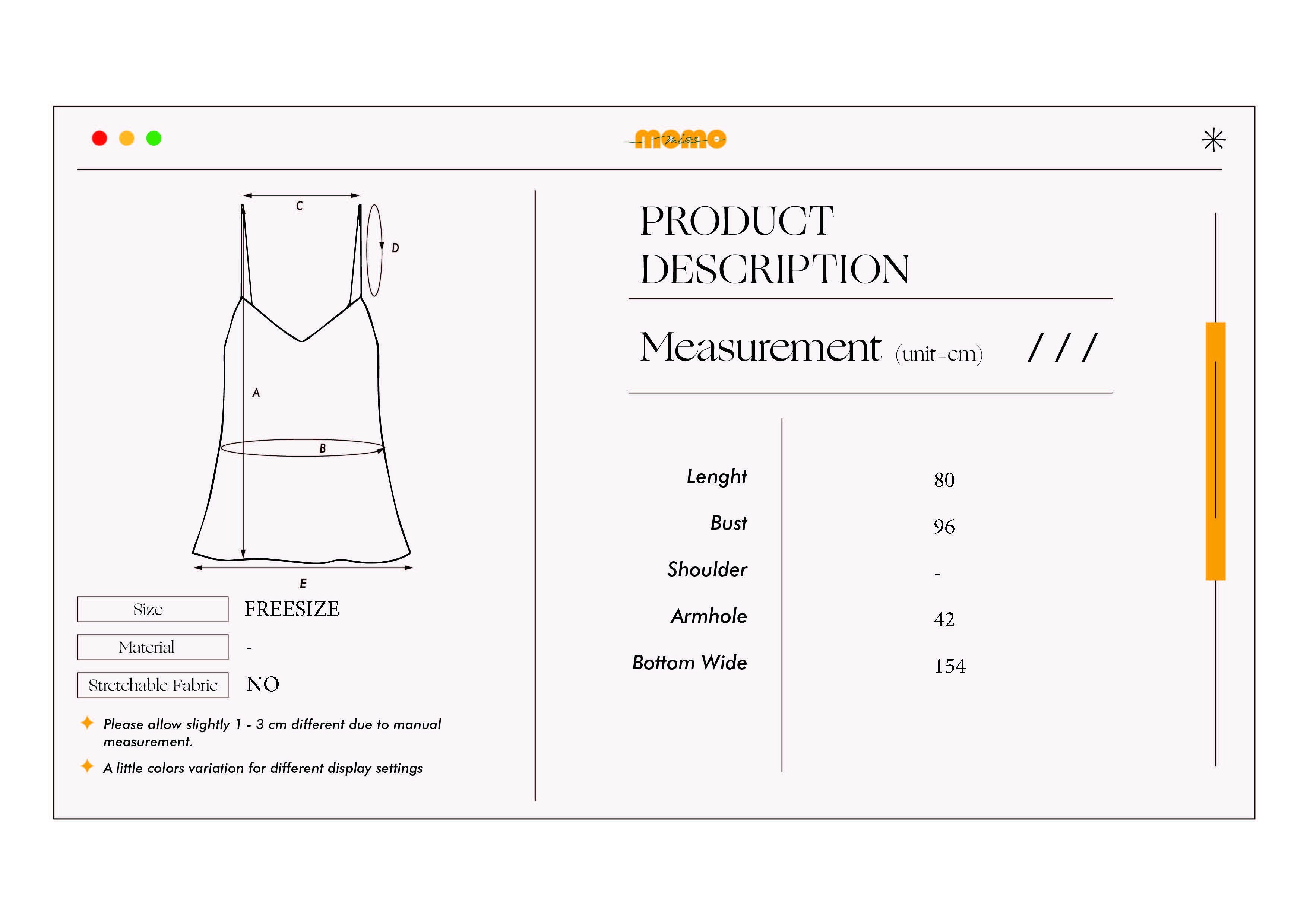 PINTUCK SLEEVELESS TOP WHITE&BROWN