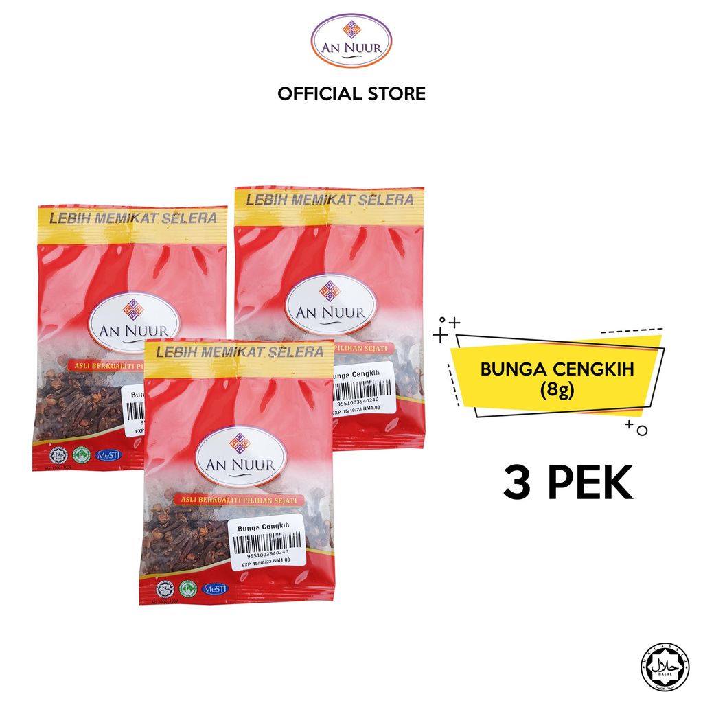 bunga cengkih 3 pek