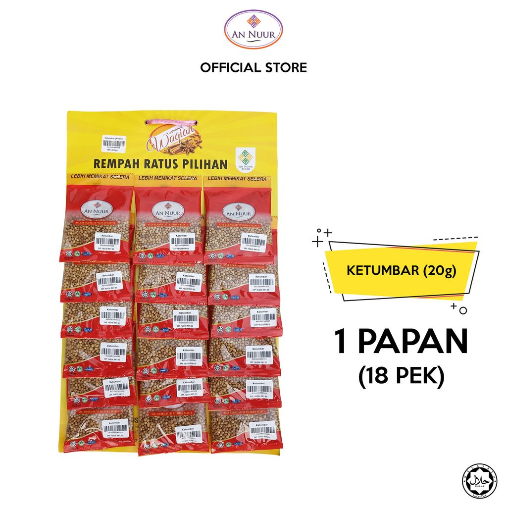 ketumbar 1 papan