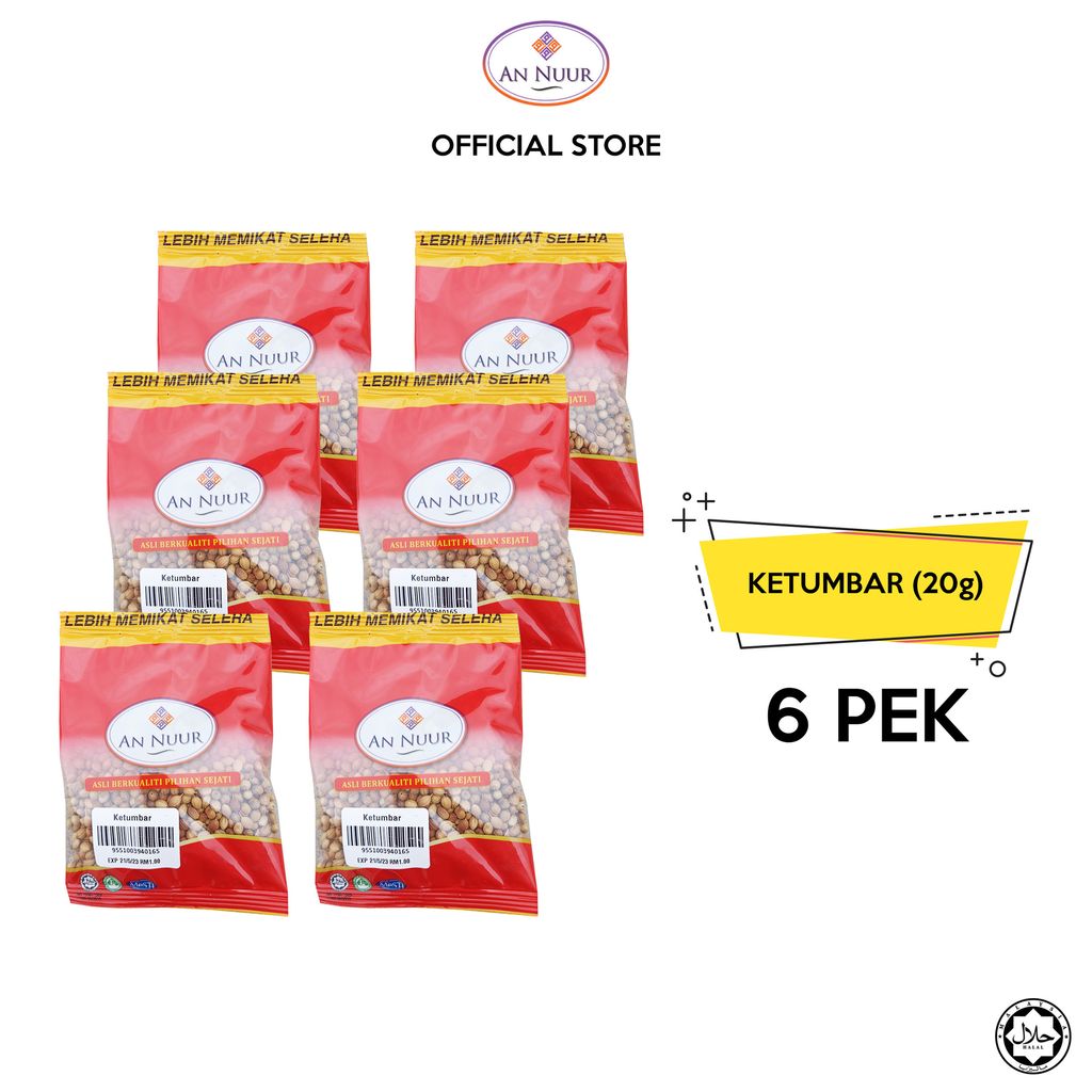 ketumbar 6 pek