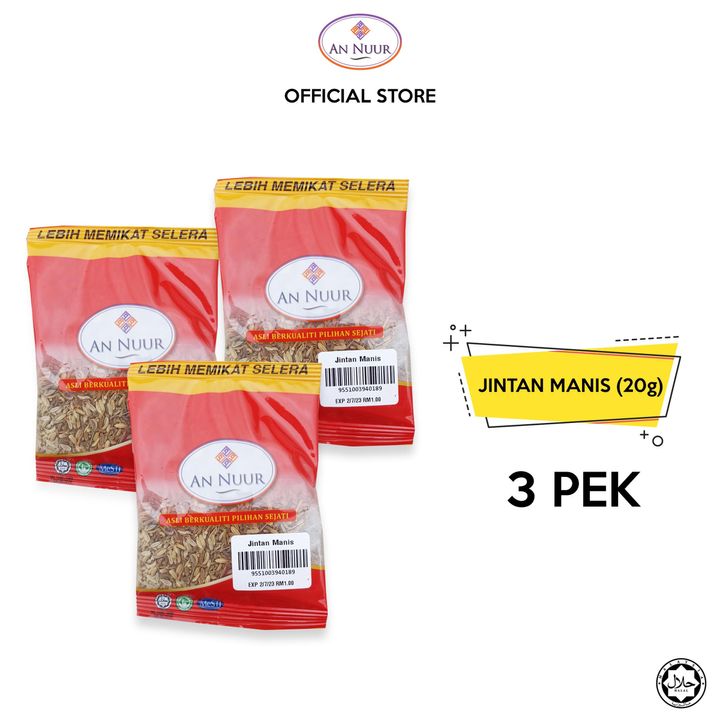 jintan manis 3 pek