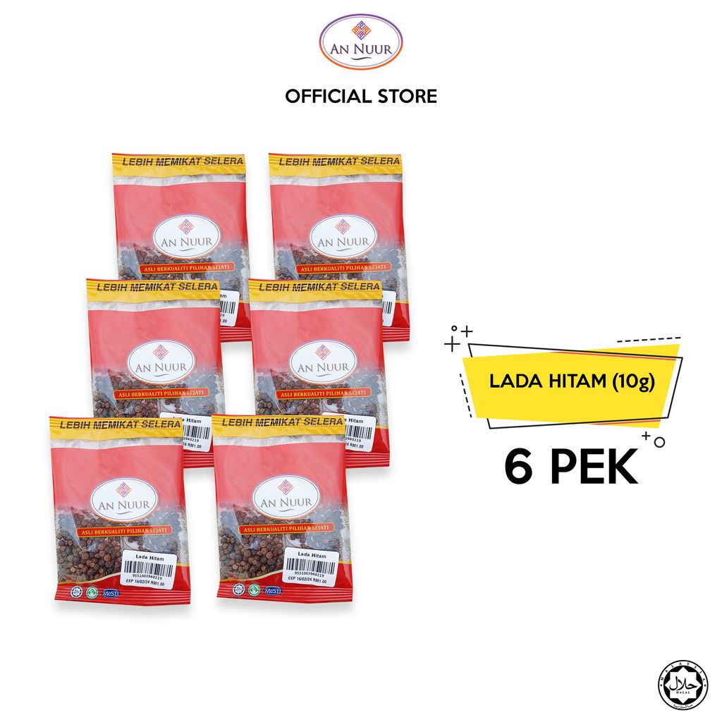 lada hitam 6 pek